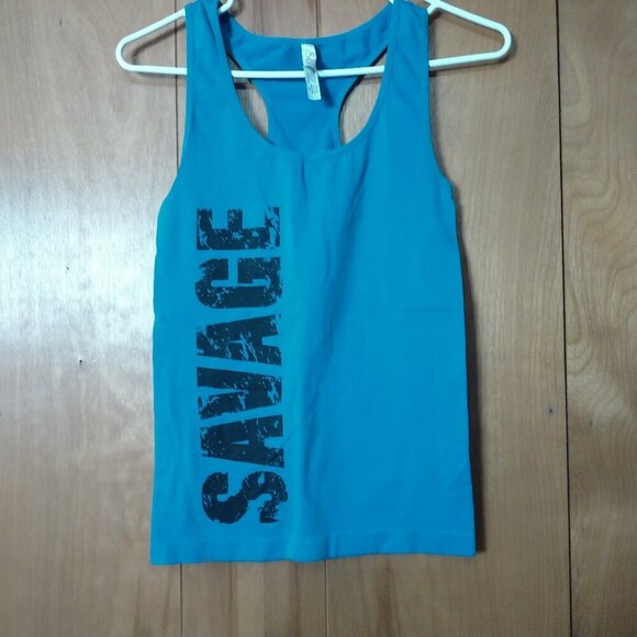 Lot of 3 Women's Medium Sleeveless Activewear Tank Top Assorted Brands (L74) - Picture 5 of 5